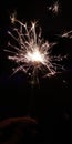 AÃÂ sparklerÃÂ is a small firework that you can hold as it burns. It looks like a piece of thick wire and burns with a lot of us.